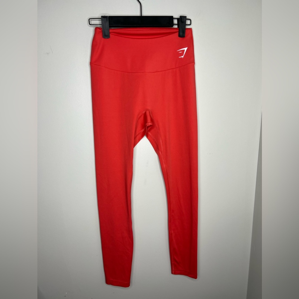 Gymshark training legging yoga/workout pants. Coral color. Small. Like new!